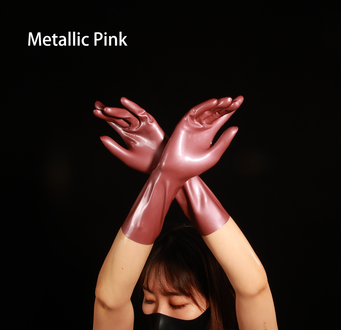 Metallic Latex Gloves