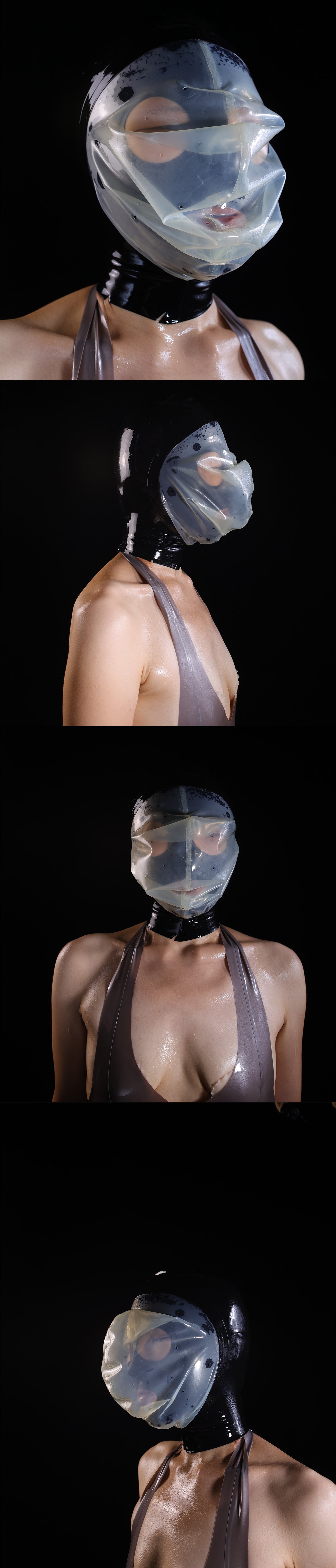 Double-layer Latex Hood