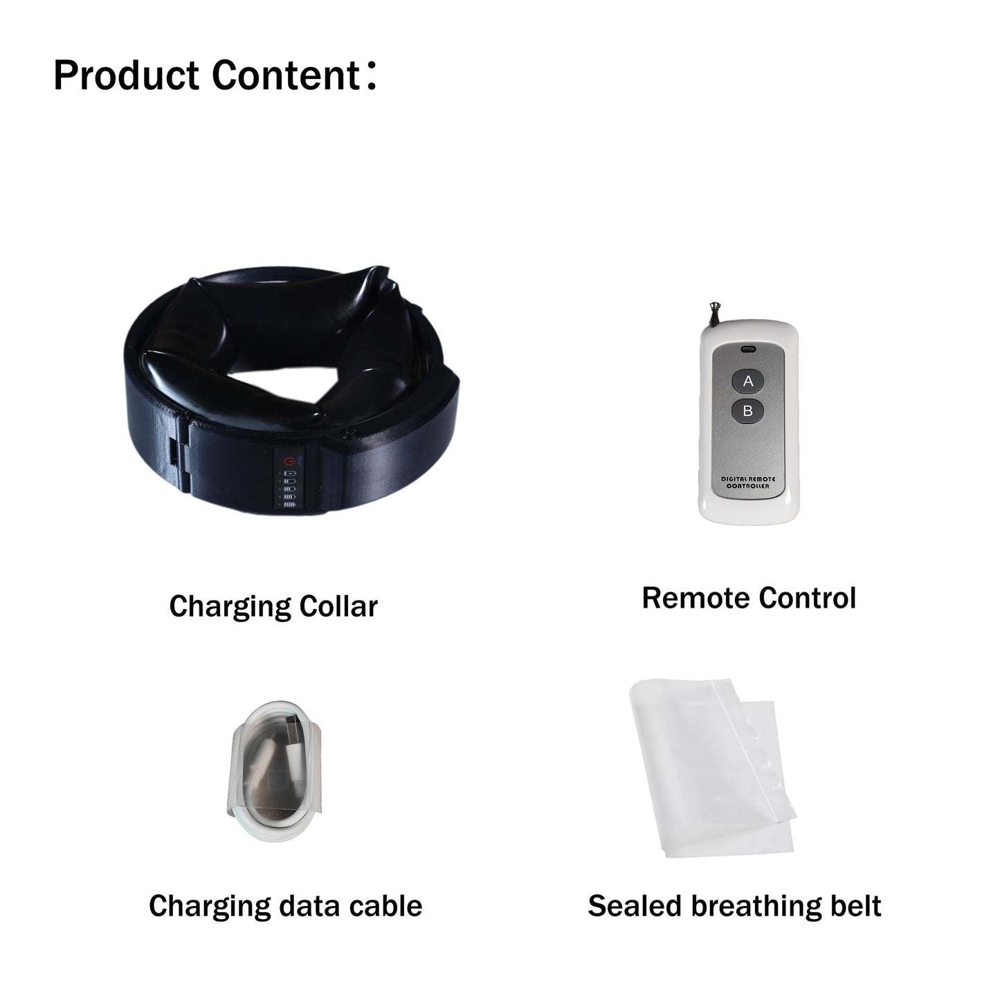 Remote Control Suffocation Inflatable Collar