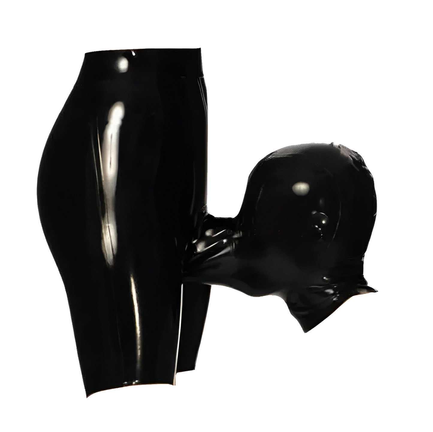 Men's latex shorts