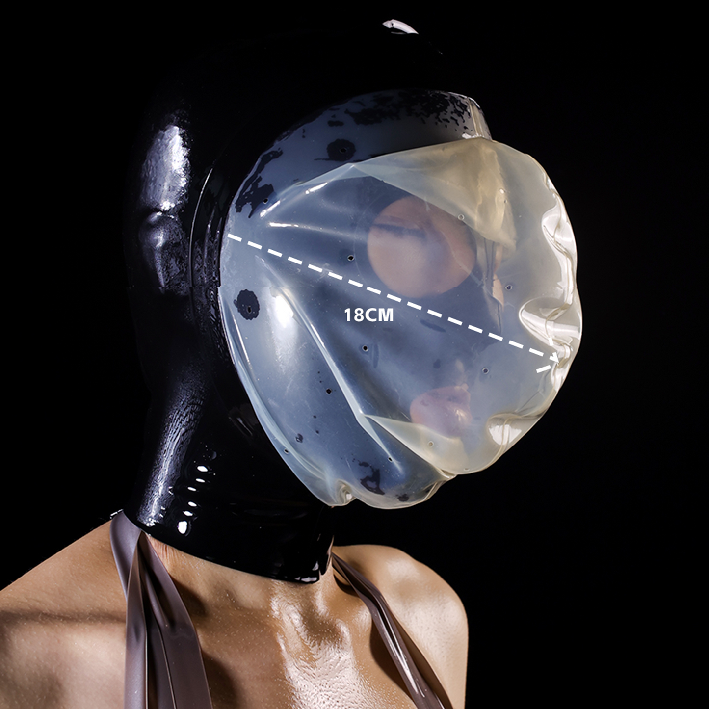 Double-layer Latex Hood