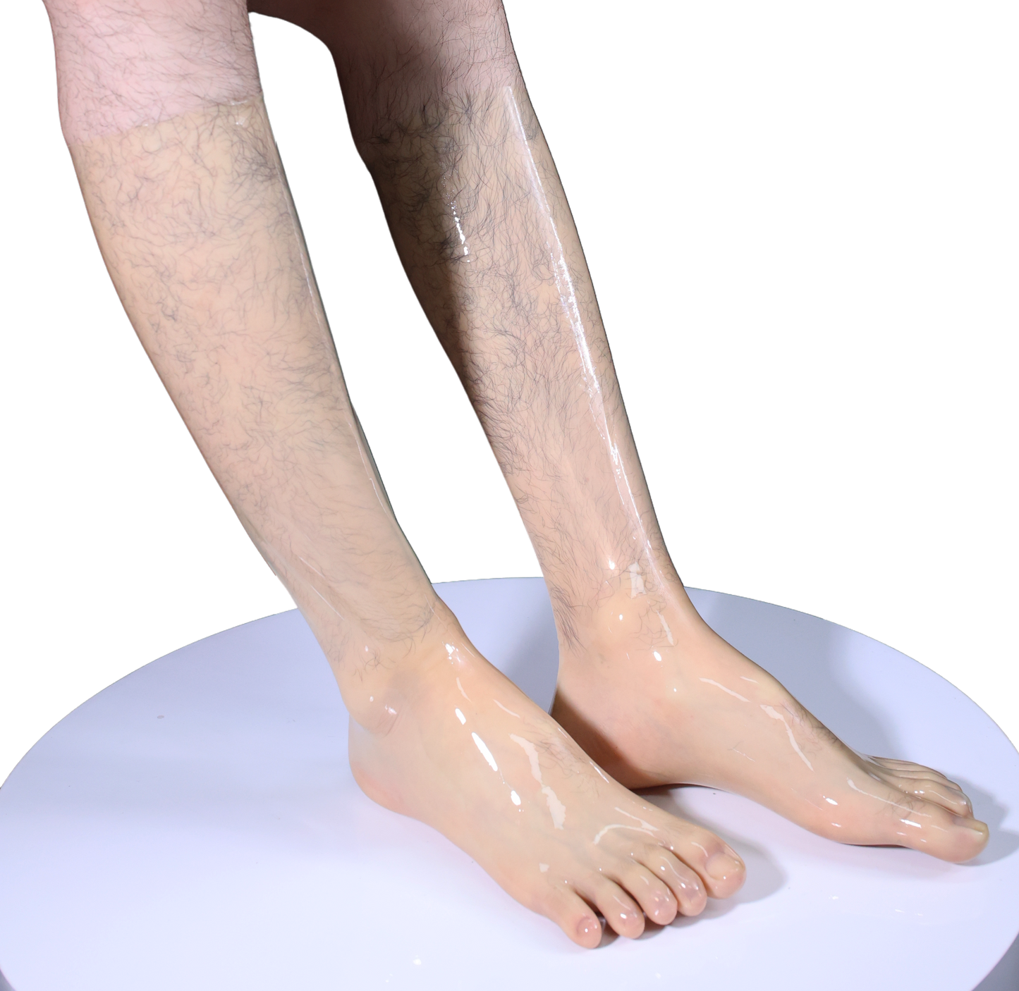 Latex Long Toe Socks