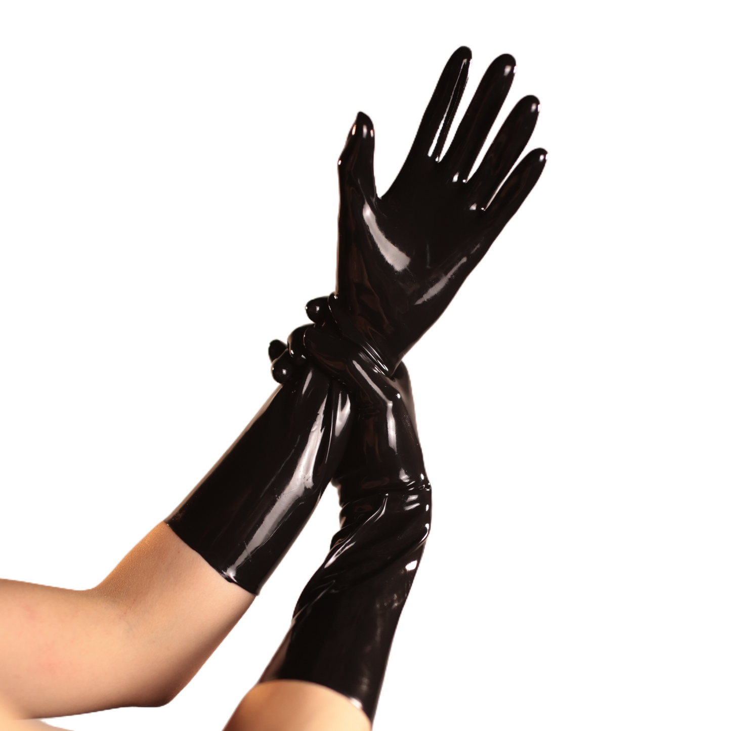 Chlorinated One-piece Latex Gloves