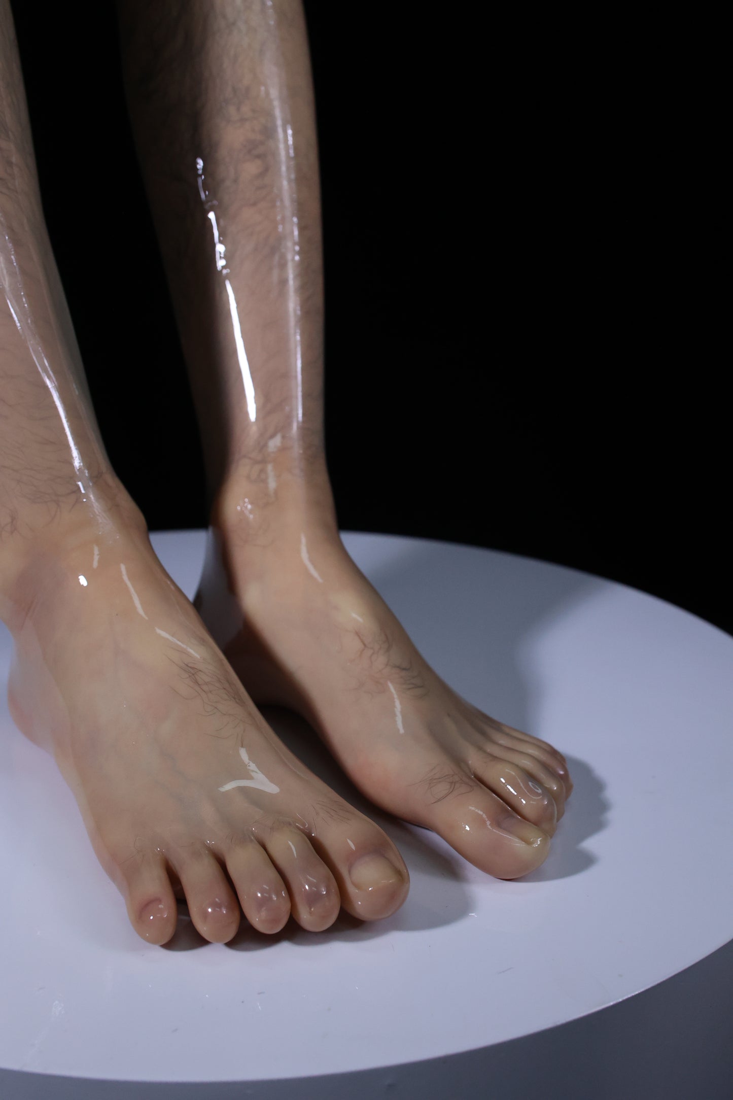 Latex Long Toe Socks