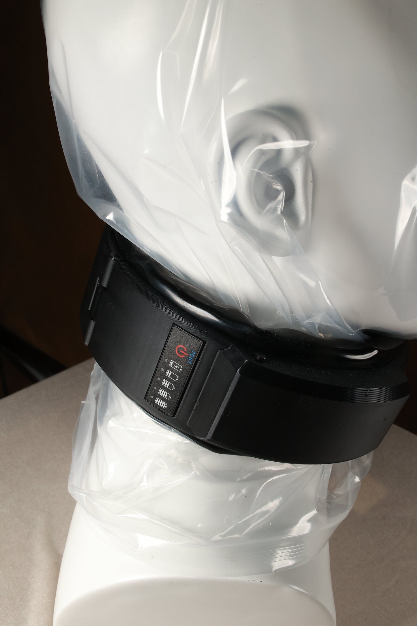 Remote Control Suffocation Inflatable Collar