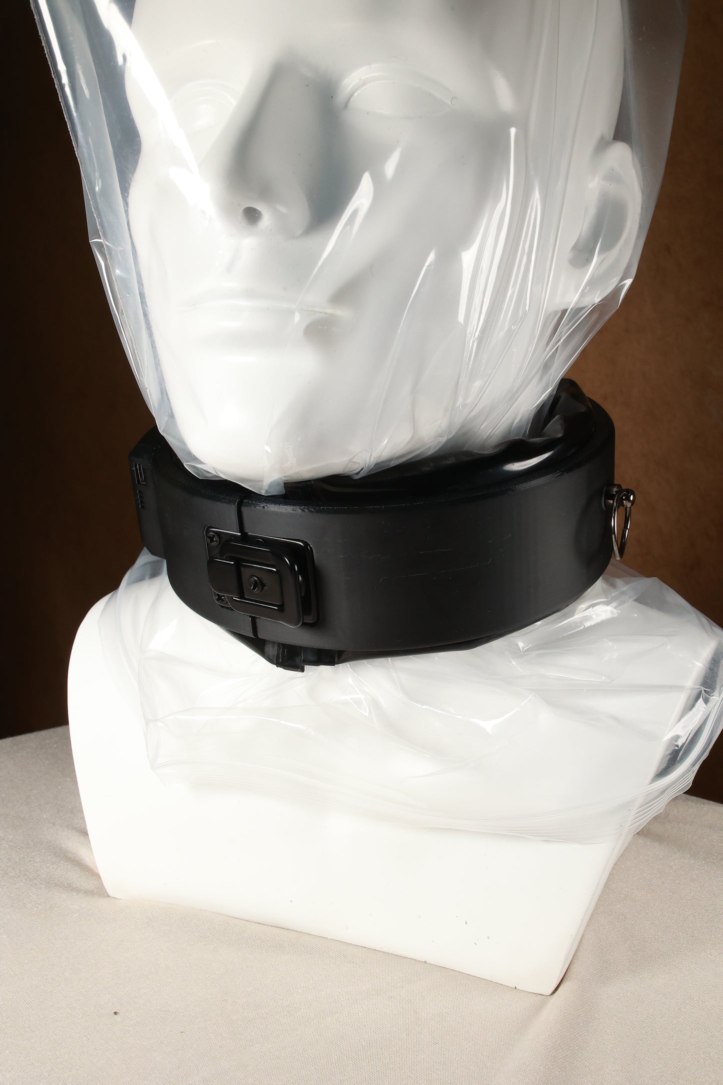 Remote Control Suffocation Inflatable Collar