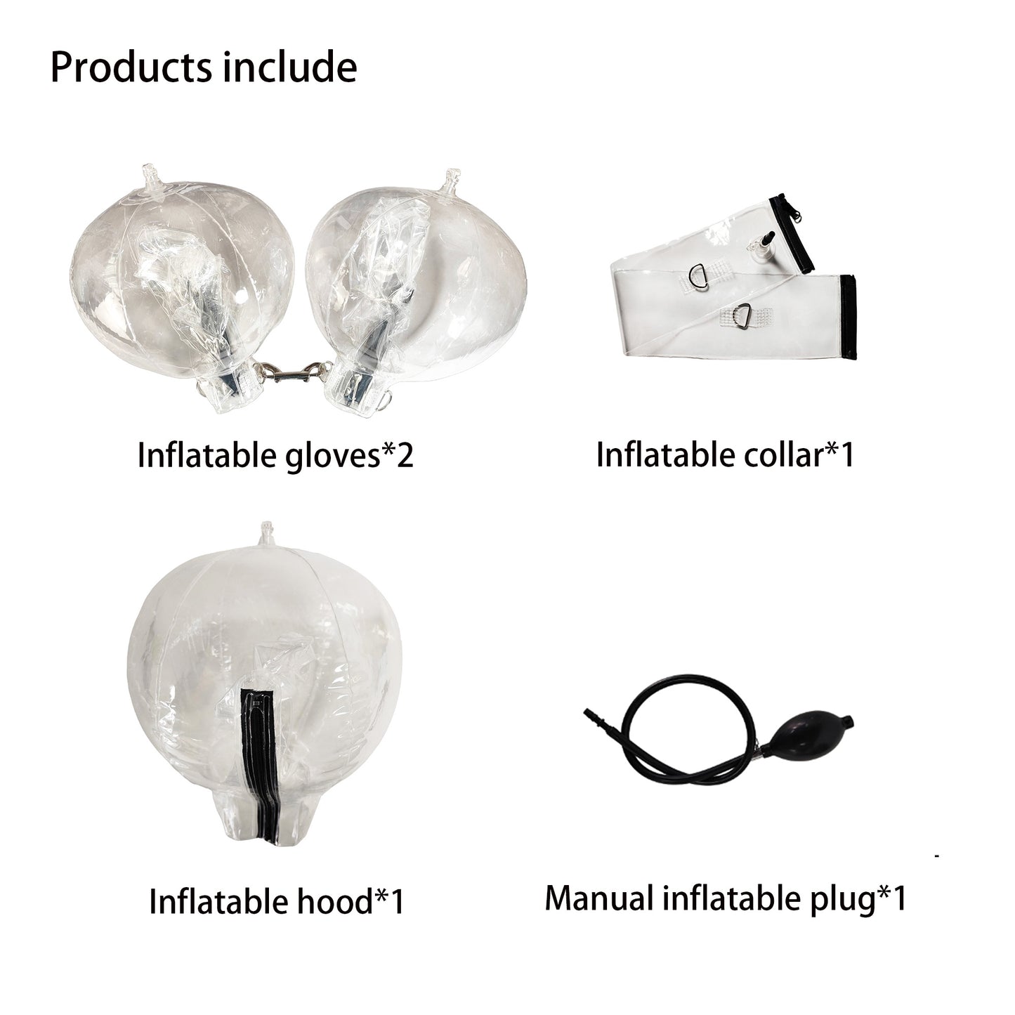 TPU Inflatable Suit(Including inflatable gloves, inflatable hood, inflatable collar)