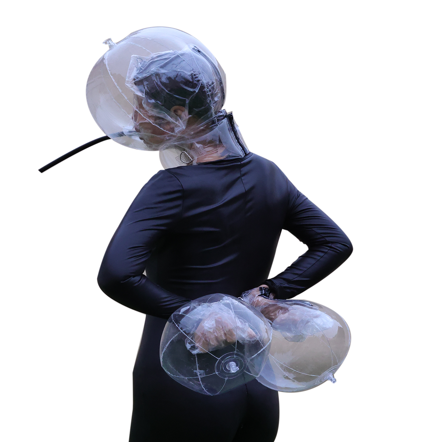 TPU Inflatable Suit(Including inflatable gloves, inflatable hood, inflatable collar)