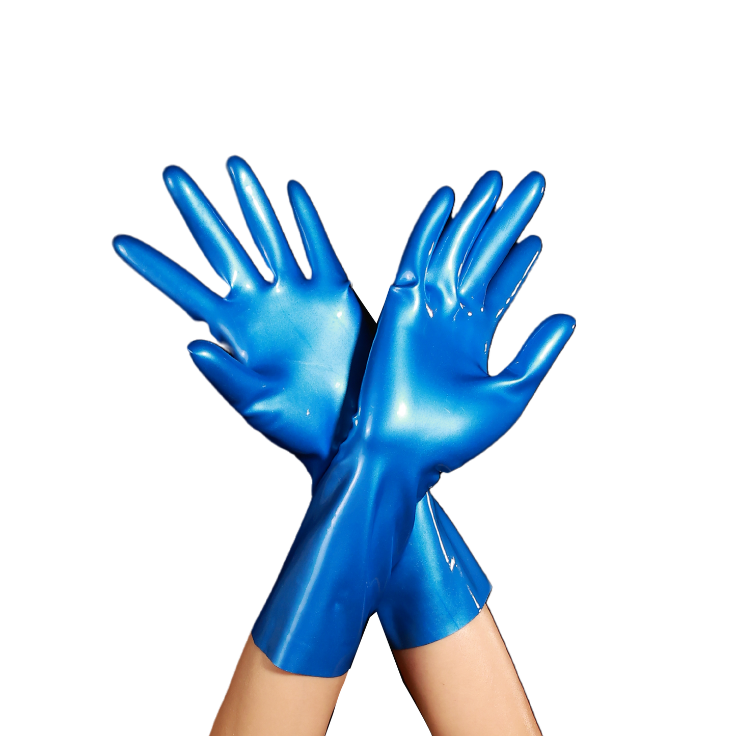 Metallic Latex Gloves
