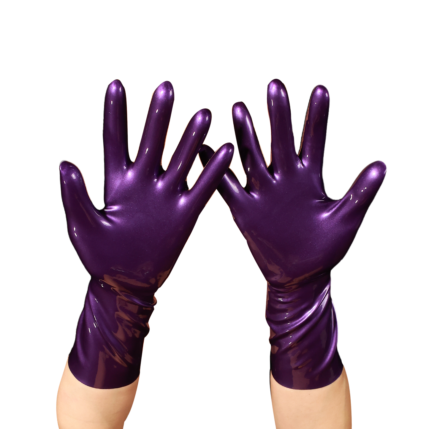 Metallic Latex Gloves