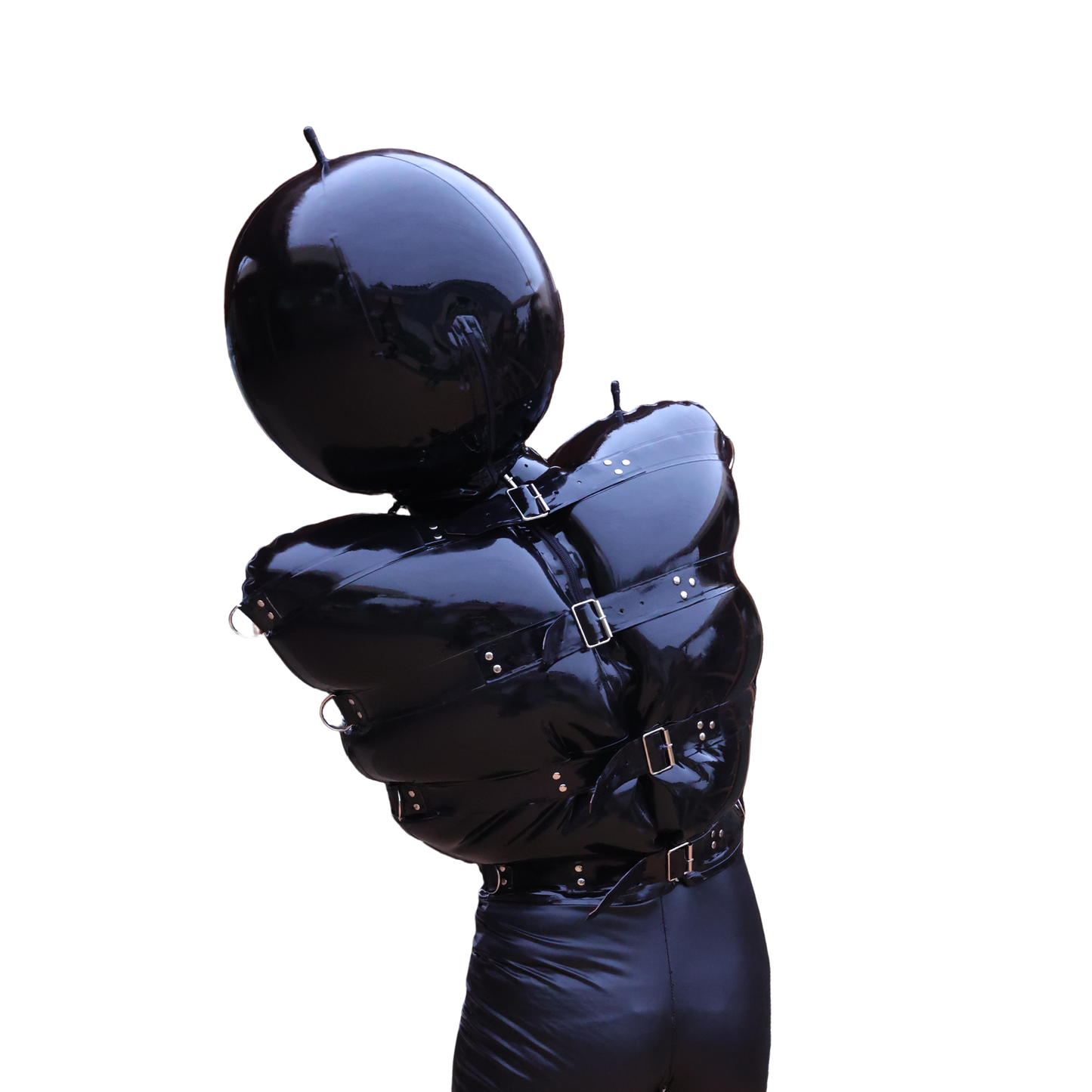 Latex Inflatable Half-body Caterpillar Suit