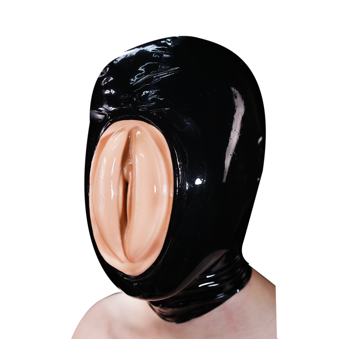 Fake Vagina Latex Head