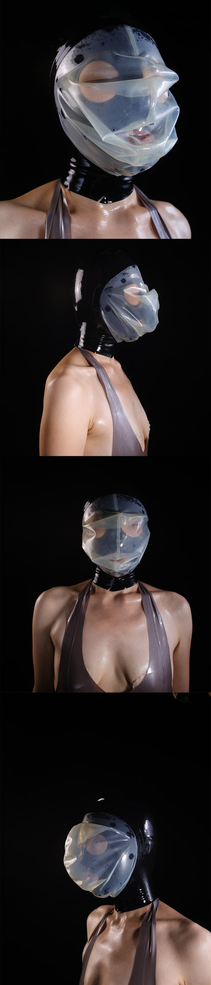 Double-layer Latex Hood