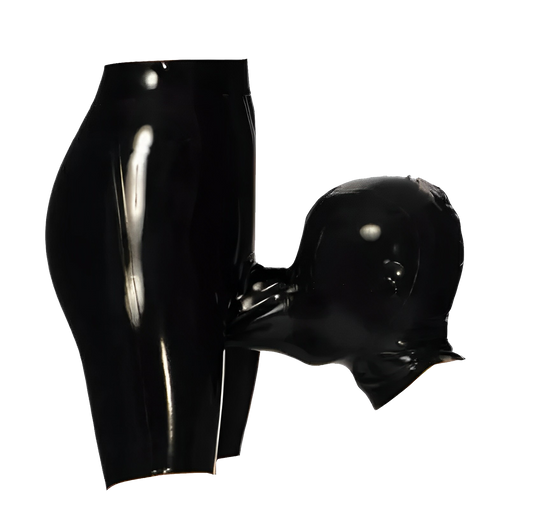 Men's latex shorts