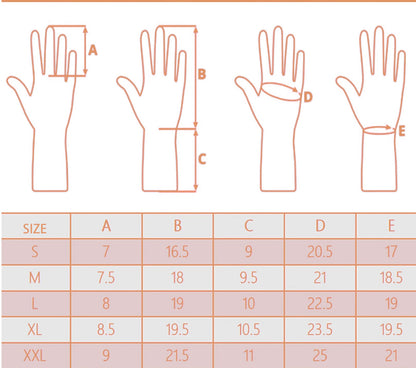 Metallic Latex Gloves