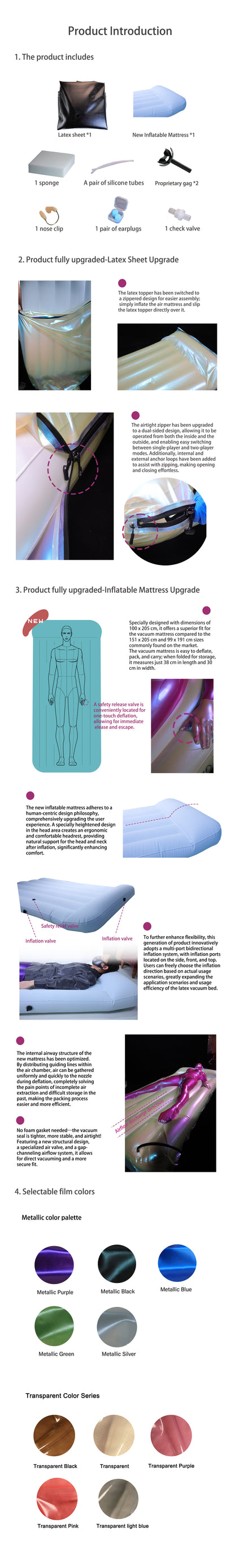 Inflatable Vacbed