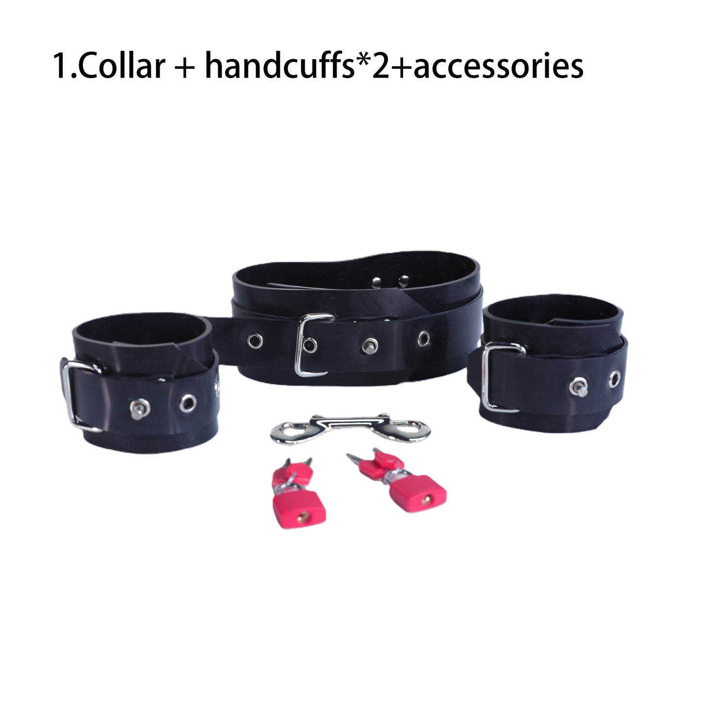 Rubber Bondage Handcuffs