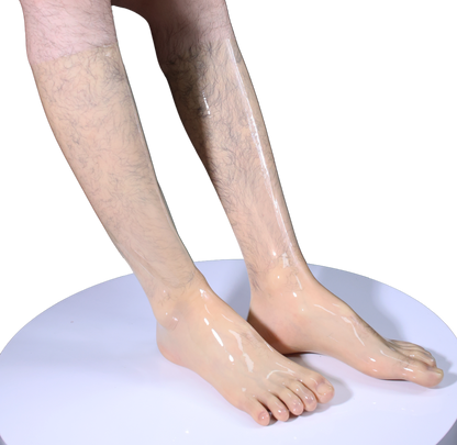Latex Long Toe Socks