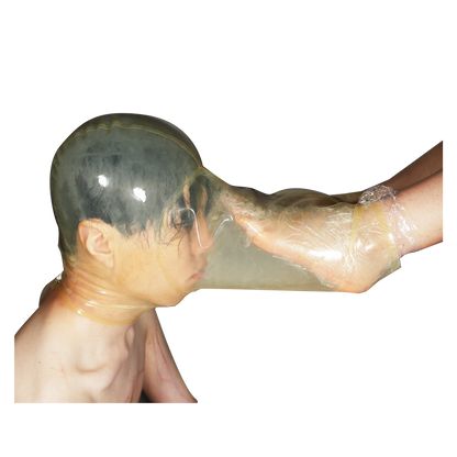 Two-Legs Open Latex Mask