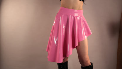 Lrregular Latex Skirt