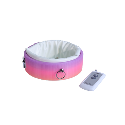 Fluorescent Gradient Remote Control Suffocation Inflatable Collar