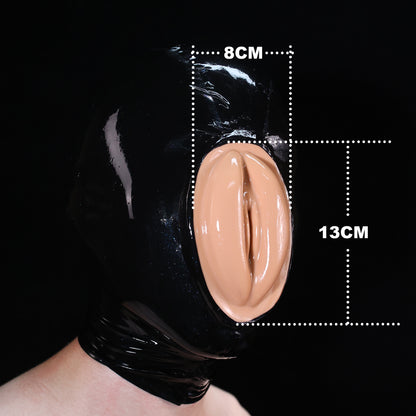Fake Vagina Latex Head