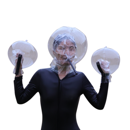 TPU Inflatable Suit(Including inflatable gloves, inflatable hood, inflatable collar)