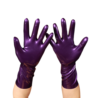 Metallic Latex Gloves