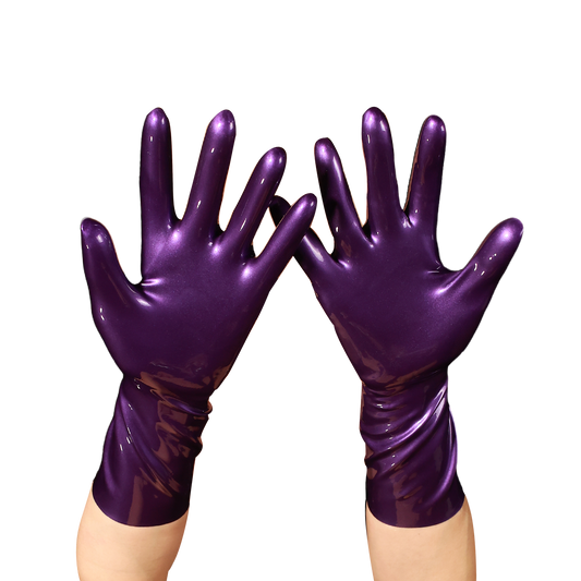 Metallic Latex Gloves