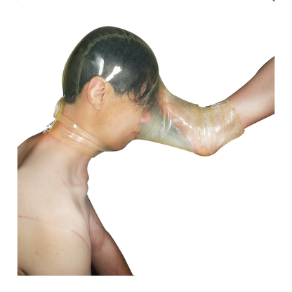 One-leg Open Latex Mask