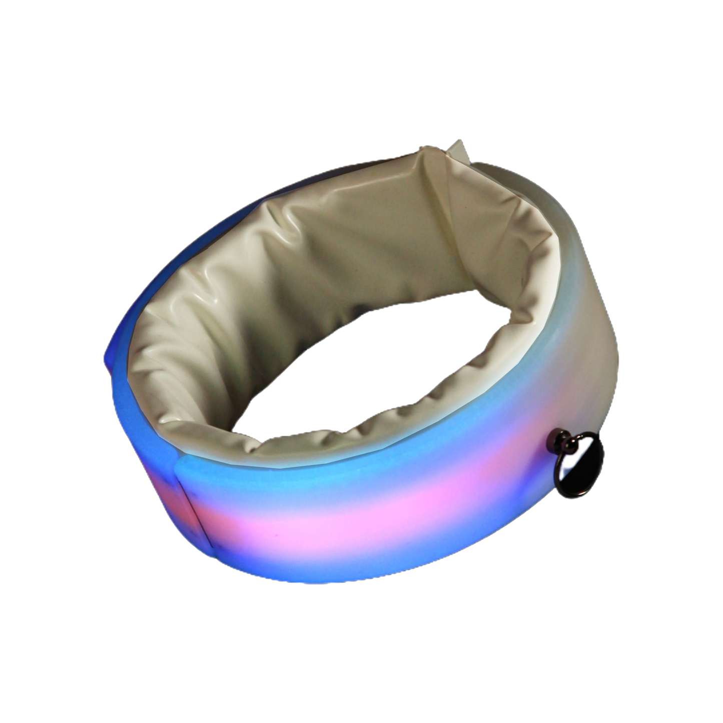 Fluorescent Gradient Remote Control Suffocation Inflatable Collar