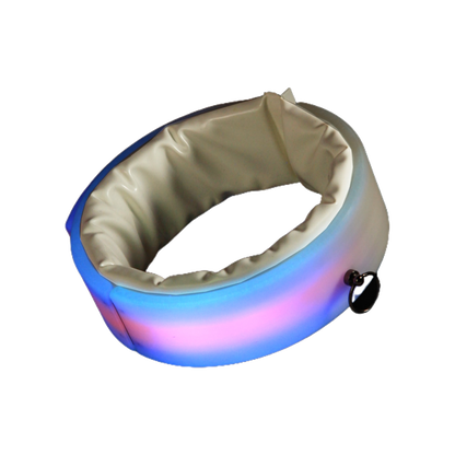 Fluorescent Gradient Remote Control Suffocation Inflatable Collar