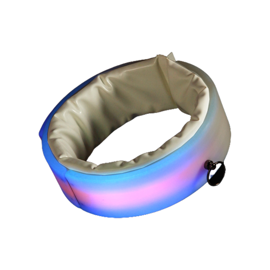 Fluorescent Gradient Remote Control Suffocation Inflatable Collar